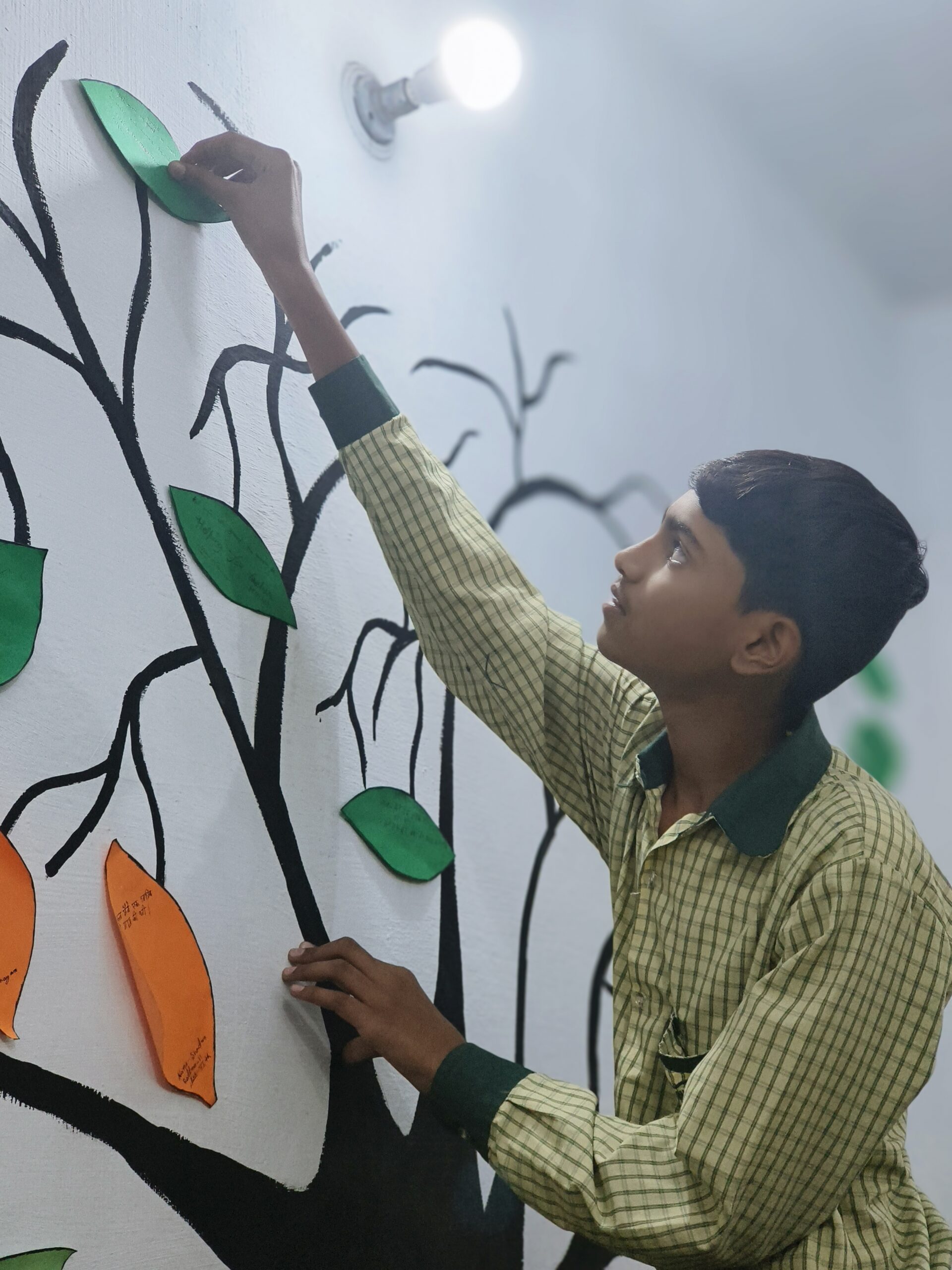 student making tree